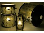 Spaun acryl schlagzeug mit hardware und zildjian becken